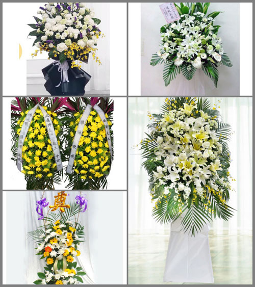 福建漳州漳浦县旧镇镇埔尾村白事花篮预定